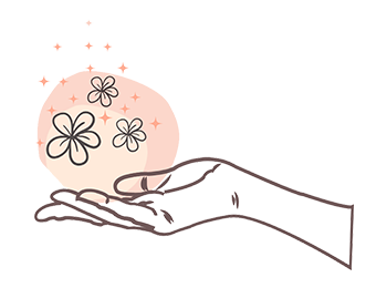 花とあんまとハリとお灸